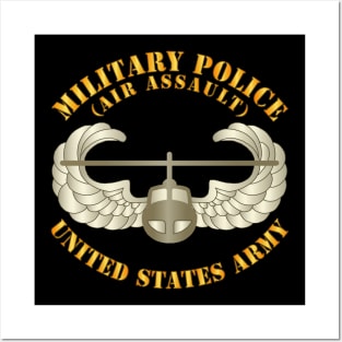 Military Police w Air Assault Badge Posters and Art